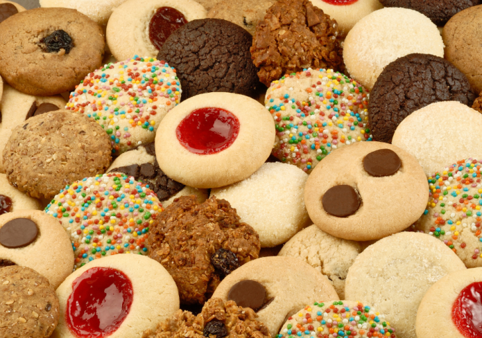 various cookies or biscuits