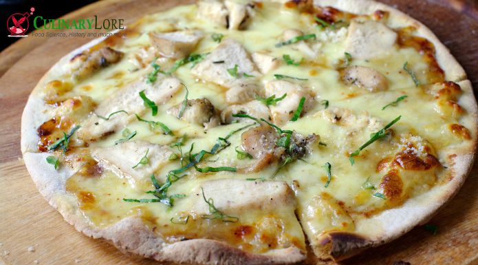 thin and crispy pizza fresh out of oven