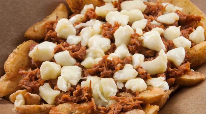 poutine with pulled pork