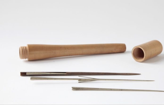 antique larding needles