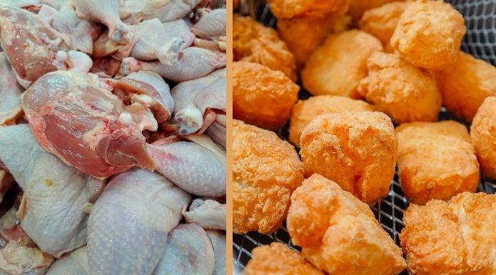 Bones in chicken nuggets myth fact check