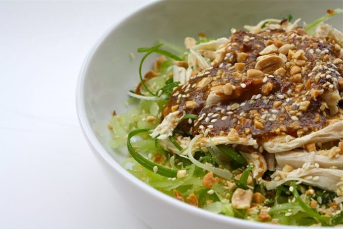Bang bang chicken dish