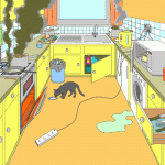 dangerous unsafe messy kitchen