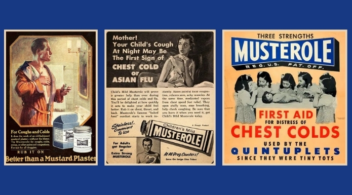vintage Musterole ads