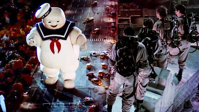 Ghostbusters Stay Puft Marshmallow man scene