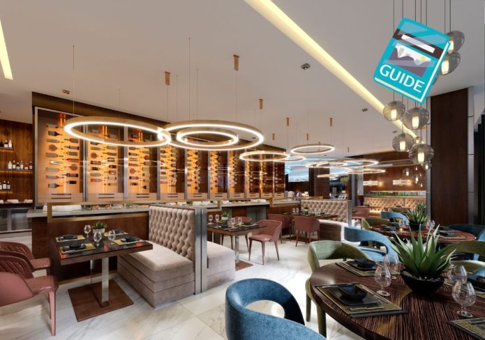 fancy modern restaurant interior