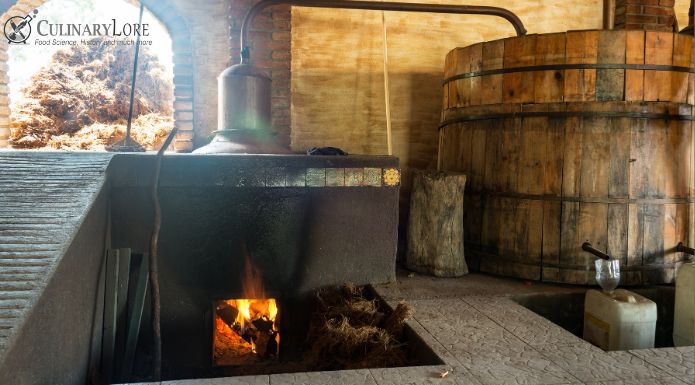 Agave roasting at Mezcal Distillery in Oaxaca, Mexico