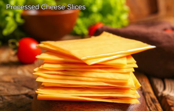 slices of processed cheese