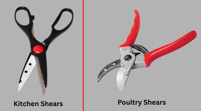 Kitchen shears and poultry shears
